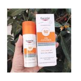 Kem Chống Nắng Dành Cho Da Nhờn, Mụn Trứng Cá Eucerin Oil Control Gel-Cream Sun Dry Touch SPF50+ Chai 50ml