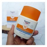 Kem Chống Nắng Cho Mọi Loại Da, Đặc Biệt Da Nhạy Cảm Eucerin Sensitive Protect Sun Mattifying Fluid SPF50+ Chai 50ml