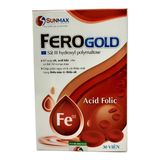 FeroGold - Bổ Sung Sắt, Acid Folic Cho Cơ Thể Hộp 40 Viên