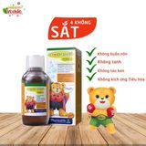 Siro Bổ Máu Fitobimbi Ferro C Bổ sung sắt kẽm, Vitamin Lọ 200ml