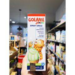 Xịt Họng Từ Thảo Dược Golanil Junior Giảm Các Triệu Chứng Khô Nóng Rát Họng Chai 30ml