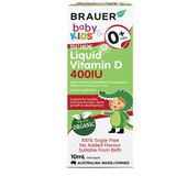 Kid Liquid Brauer Bổ Sung Vitamin D 400 Iu Dành Cho Trẻ Sơ Sinh Và Trẻ Nhỏ Lọ 100 ml