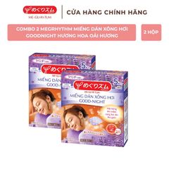 Miếng Dán Xông Hơi MegRhythm Good-Night Oải Hương 5 Miếng