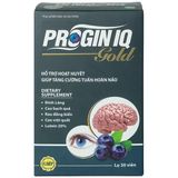 Viên Uống Hoạt Huyết Dưỡng Não Progin IQ Gold BTA - Tăng Cường Máu Não Hộp 30 Viên