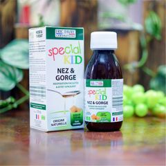 Siro Special Kid Nez Gorge Giảm Ho Thông Thoáng Đường Hô Hấp Chai 125ml Xuất Xứ Pháp