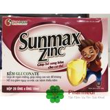 Sunmax ZinC Bổ Sung Kẽm Giúp ăn ngon miệng  Giúp nâng cao sức đề kháng Dạng ống 10ml