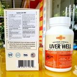 Sunrise Liver Well Hỗ Trợ Tăng Cường Chức Năng Gan Hộp 60 Viên