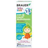 Siro Bổ Sung Vitamin Brauer Baby & Kids Liquid Multivitamin Toddlers Cho Trẻ Từ 1 - 3 Tuổi (100ml)