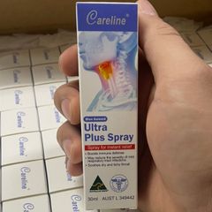 Xịt Họng Careline Ultra Plus Spray Giảm và xoa dịu cơn đau họng 30ml