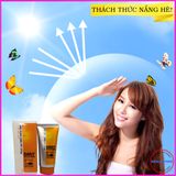 Kem chống nắng Beau Shop collagen whitening sun block- AppleBee Daily UV Facial Sun Cream - KCN kềm dầu, nâng tone