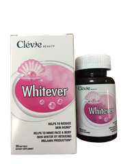Viên Uống Trắng Da, Đẹp Da Whitever – Nhập Khẩu Mỹ (chai 30 viên)