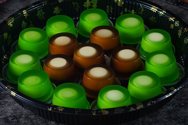 Rau câu flan (20 bánh/khay)