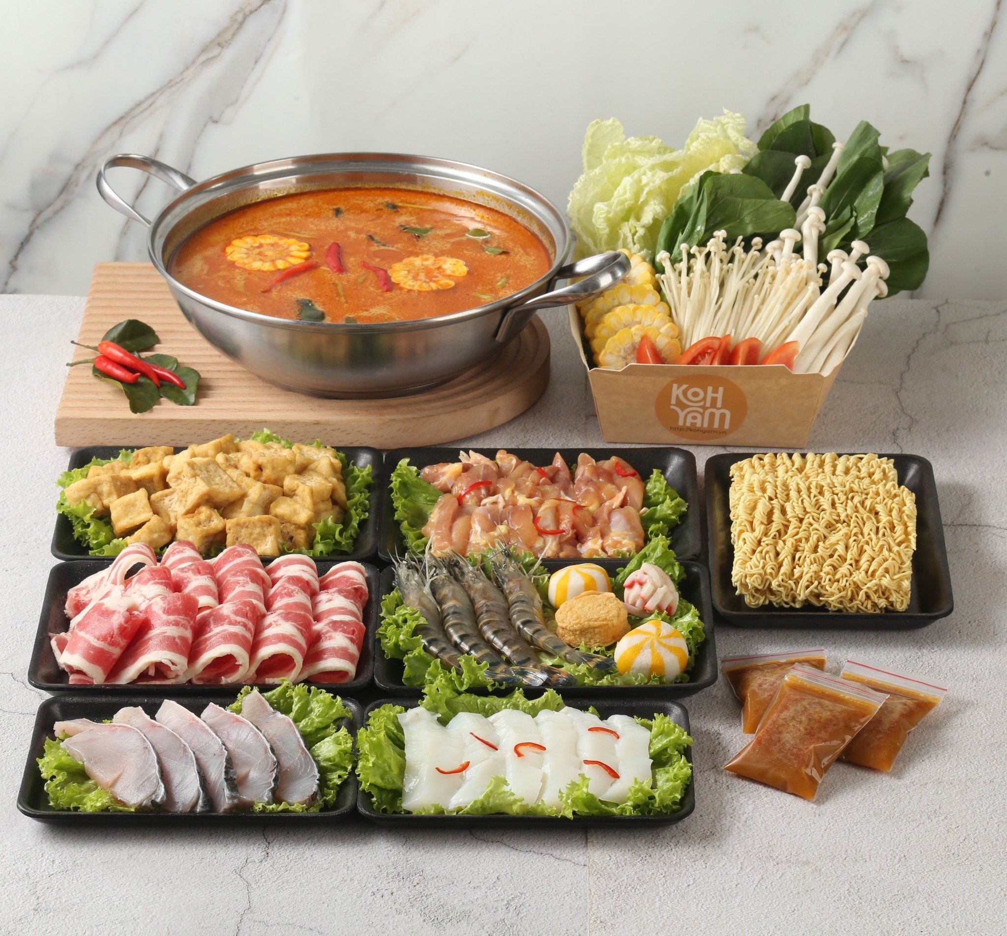 Lẩu Thái Koh Yam nhỏ (3-4 người)