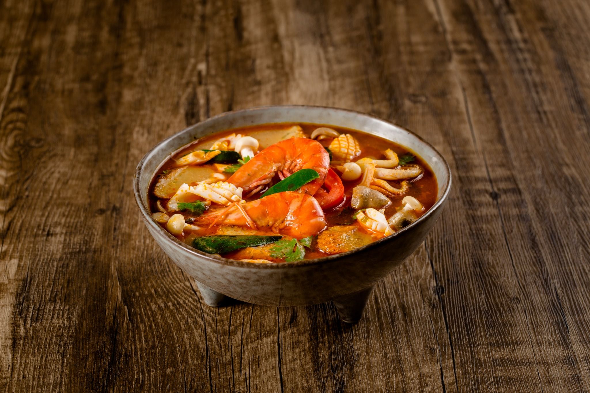 Súp Tom Yum với tôm