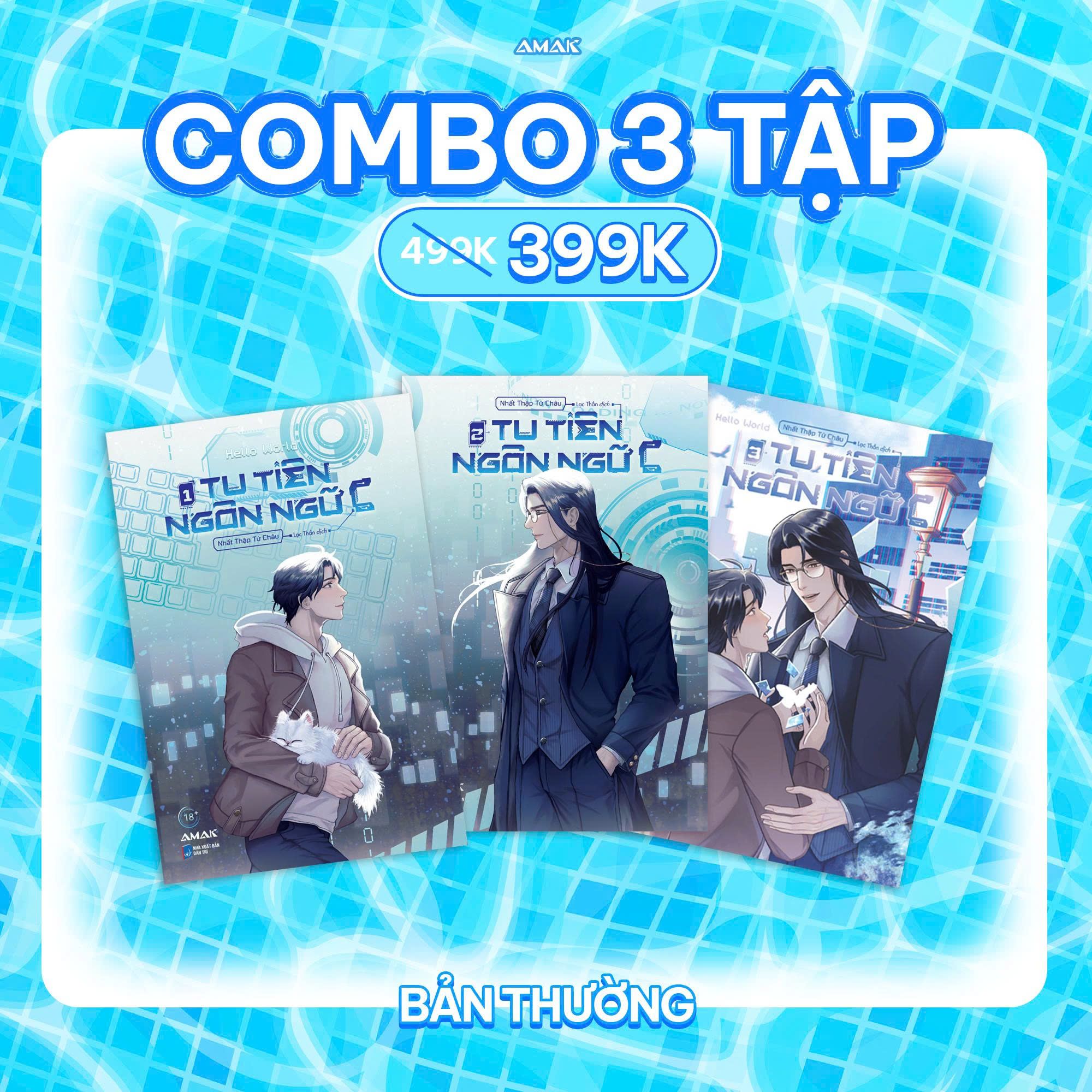 Combo Tu Tiên Ngôn Ngữ C - Trọn bộ 3 tập bản Thường