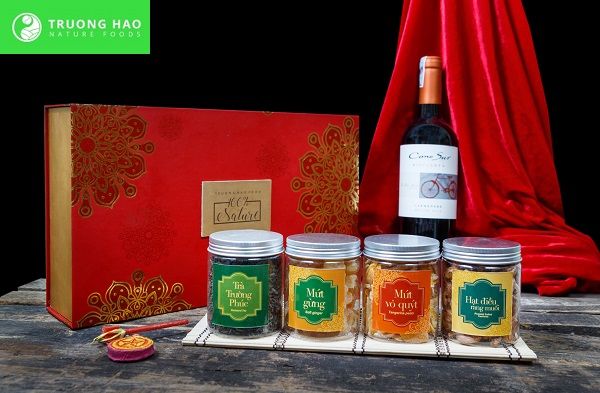 Set quà Tết đỏ