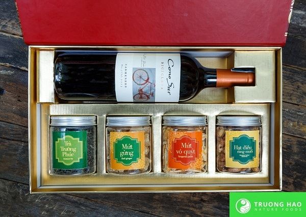 Set quà Tết đỏ