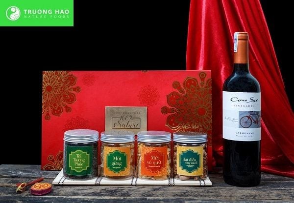 Set quà Tết đỏ