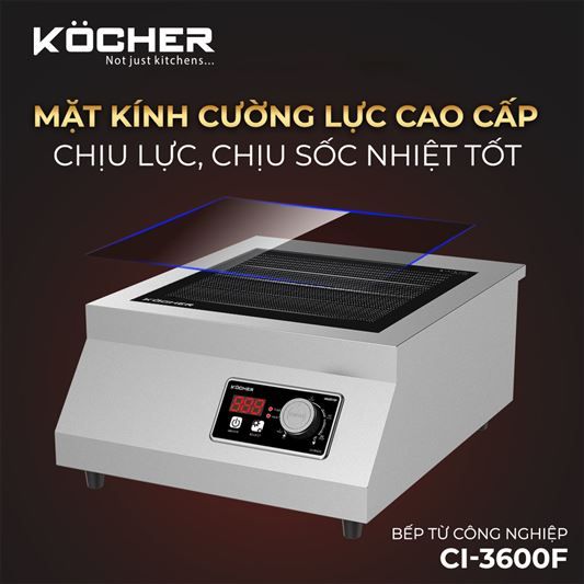 CI-3600F - Bếp Từ Công Nghiệp Kocher
