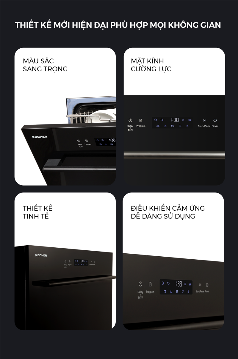 KDEU-8839 - Máy Rửa Chén Kocher