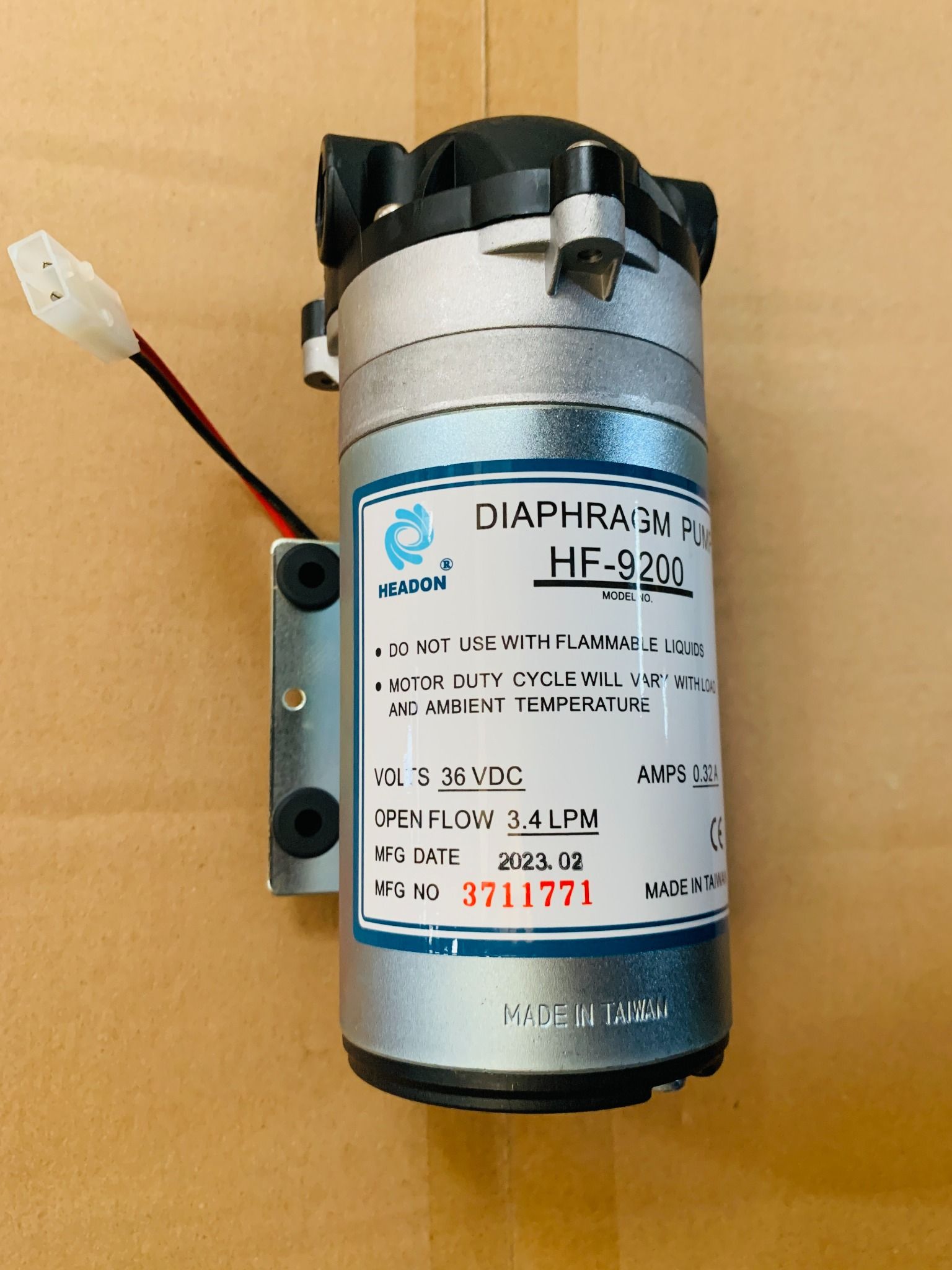 Bơm HEADON 36V (HF-9200) Đài Loan