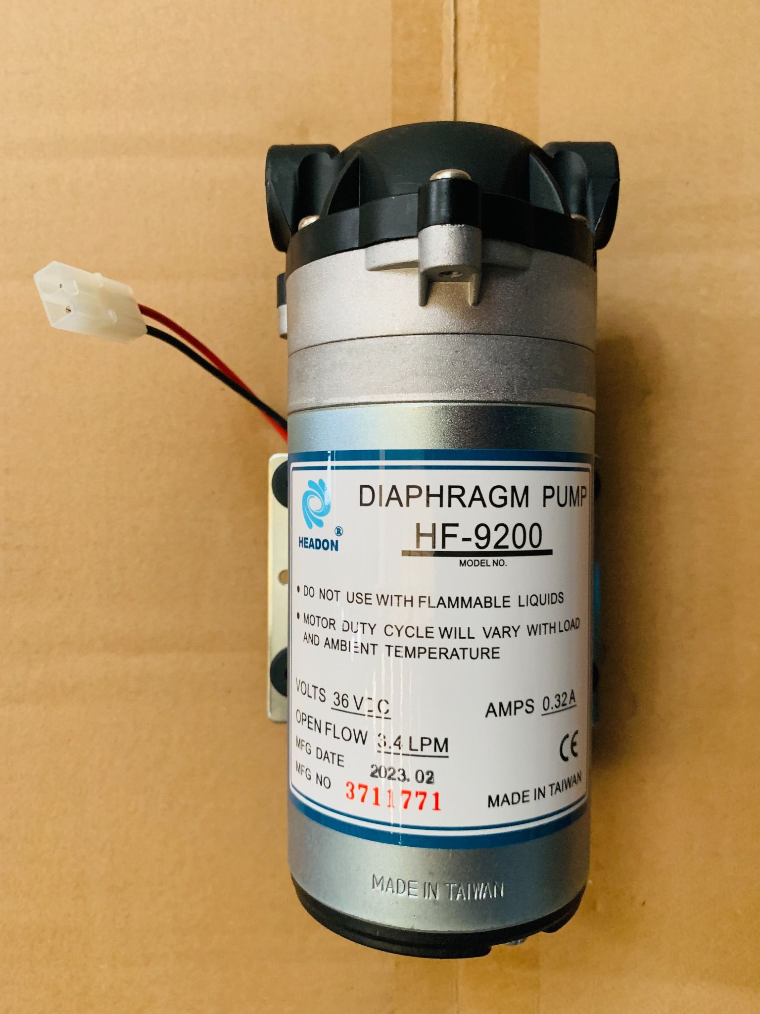 Bơm HEADON 36V (HF-9200) Đài Loan