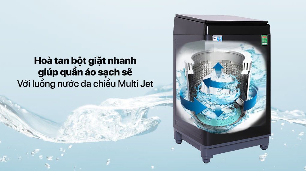 AQW-F100GT.BK - Máy giặt Aqua - 10 KG