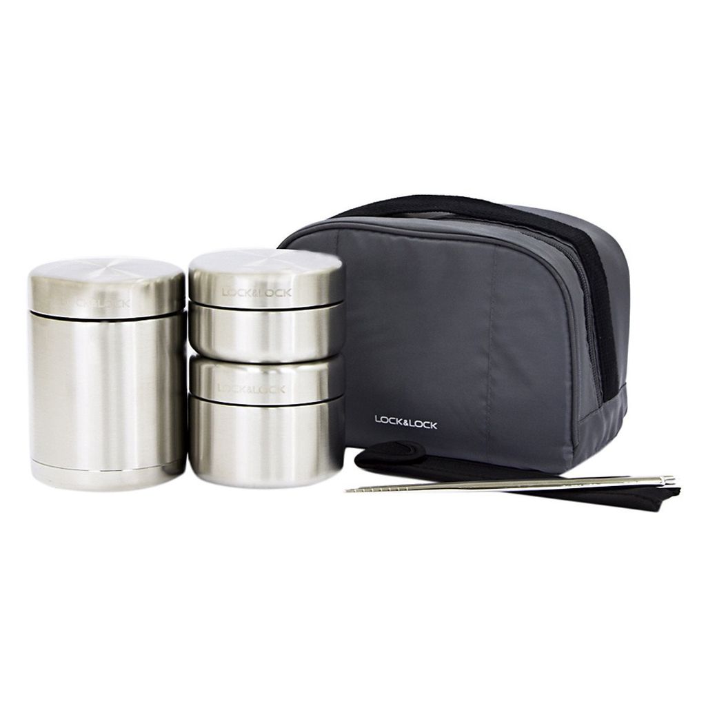 LHC8016 (1150ml) Bộ Hộp Cơm Giữ Nhiệt Lock&Lock