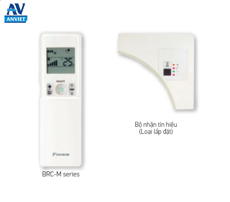 FCF125CVM/RZF125CVM+BRC7M635F+BYCQ125EAF - Điều Hòa Daikin Cassette Âm Trần Đa Hướng Thổi Inverter 1 Chiều Loại Cao Cấp 42.700BTU/H