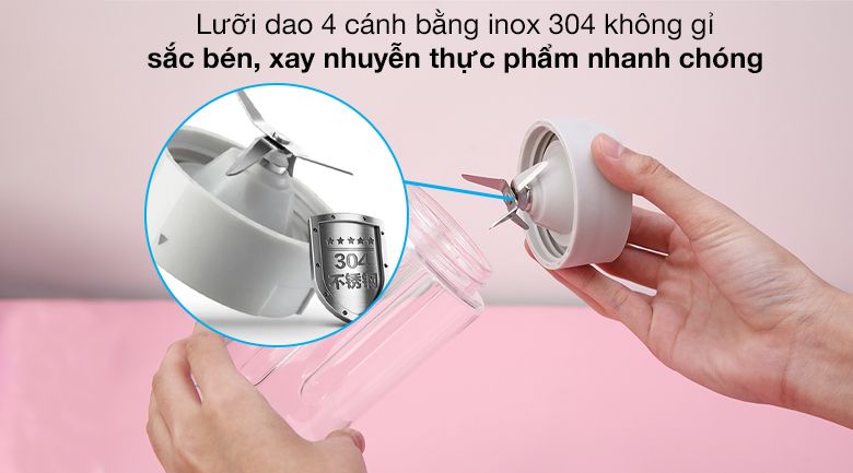LLJ-D04B1 - Máy xay sinh tố cầm tay Bear _ 150W