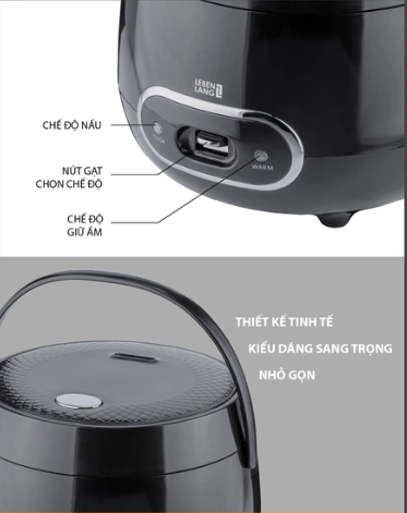 LBL0589W - Nồi cơm điện Lebenlang _ 1.2 Lít - 500W