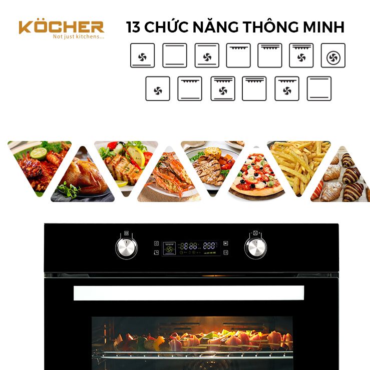 KOEU-71S13F - Lò Nướng Kocher