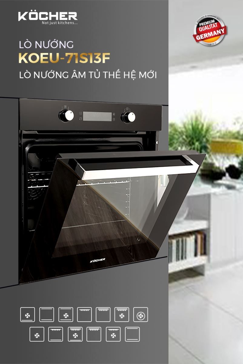 KOEU-71S13F - Lò Nướng Kocher