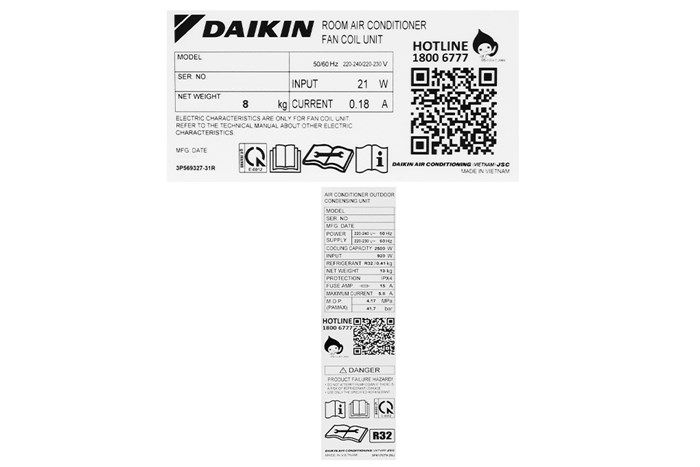 FTKB35WMVMV - Máy Lạnh Daikin Inverter _ 1.5 HP