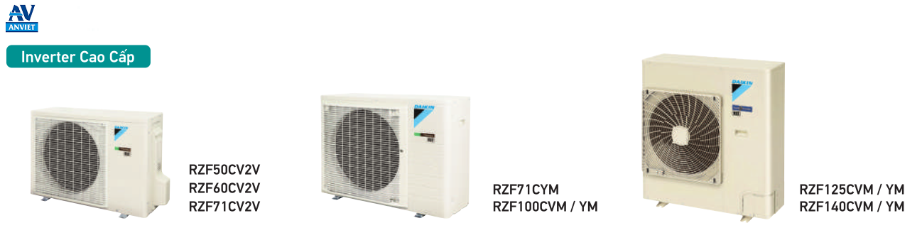 FCF125CVM/RZF125CVM+BRC7M635F+BYCQ125EAF - Điều Hòa Daikin Cassette Âm Trần Đa Hướng Thổi Inverter 1 Chiều Loại Cao Cấp 42.700BTU/H