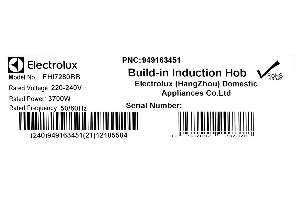 EHI7280BB - Bếp Từ Đôi Lắp Âm Electrolux