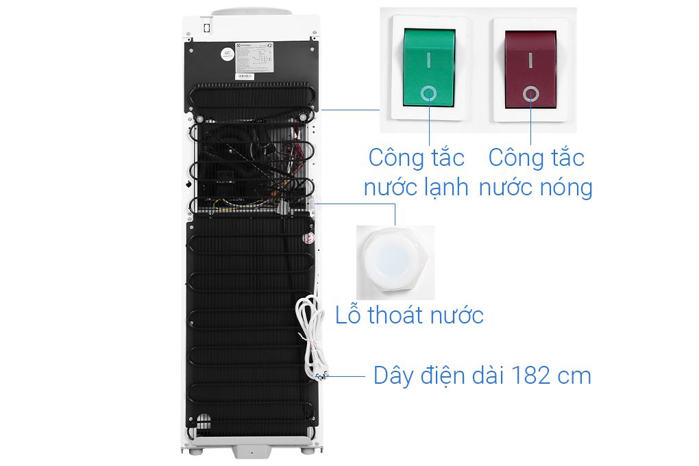 EQALF01TXWV - Cây Nước Nóng Lạnh Electrolux - Trắng