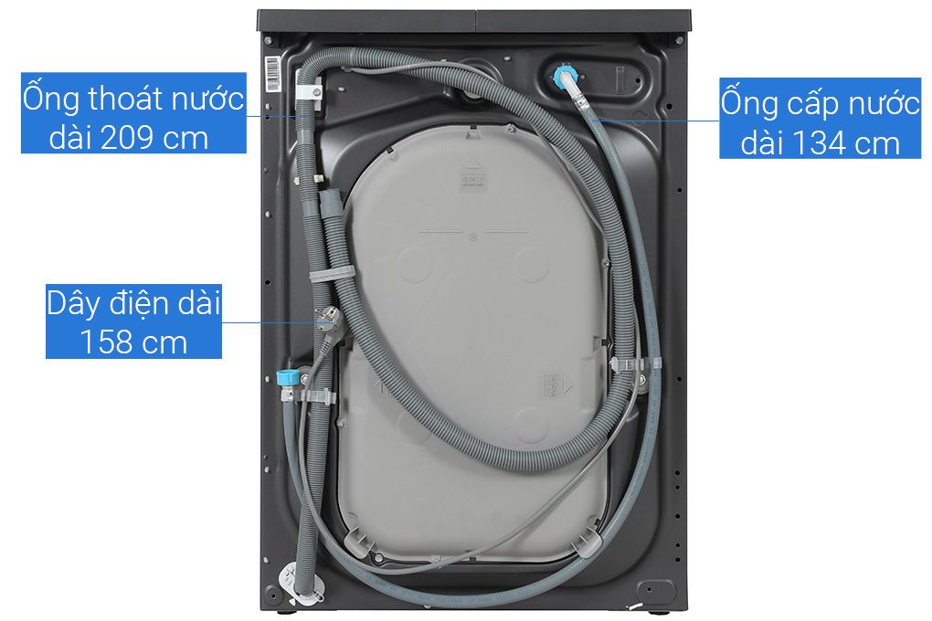 EWF1024P5SB - Máy Giặt Electrolux UltimateCare 500 Inverter 10 Kg - Xám