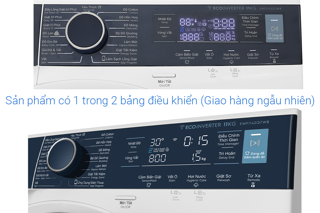 EWF1142Q7WB - Máy Giặt Electrolux UltimateCare 700 Inverter 11 Kg - Bạc
