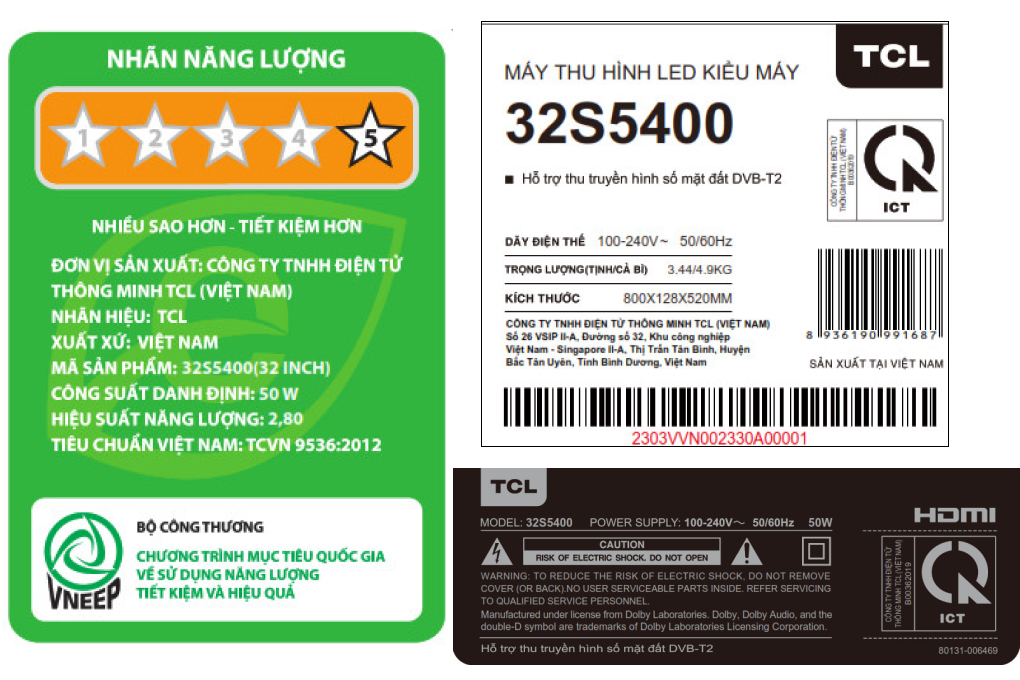 32S5400 - Google Tivi TCL 32 inch