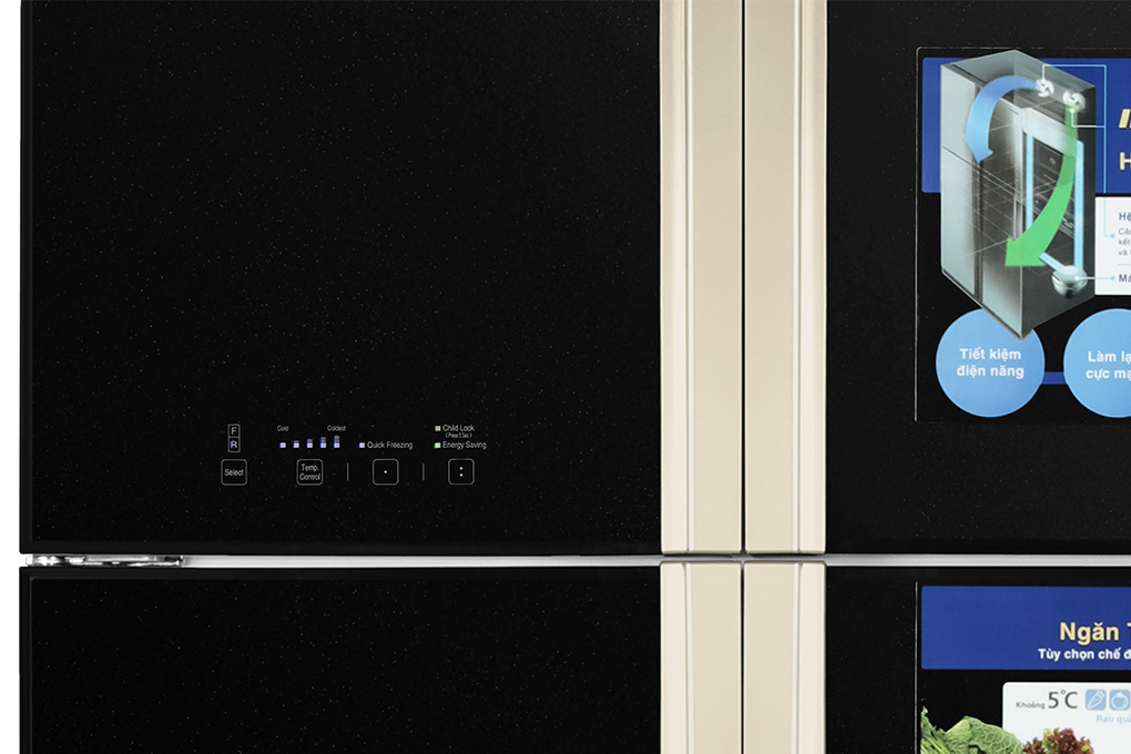 R-FW650PGV8-GBK - Tủ Lạnh Hitachi Inverter 509 Lít Multi Door