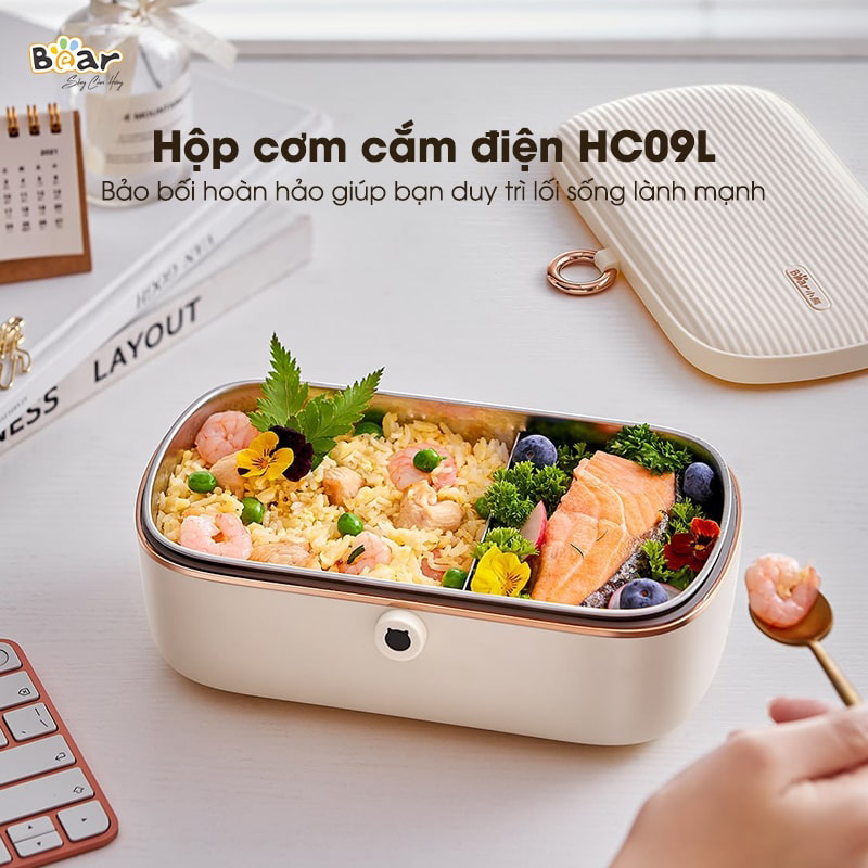 SB-HC09L - Hộp Cơm Điện Bear 0.9 Lít