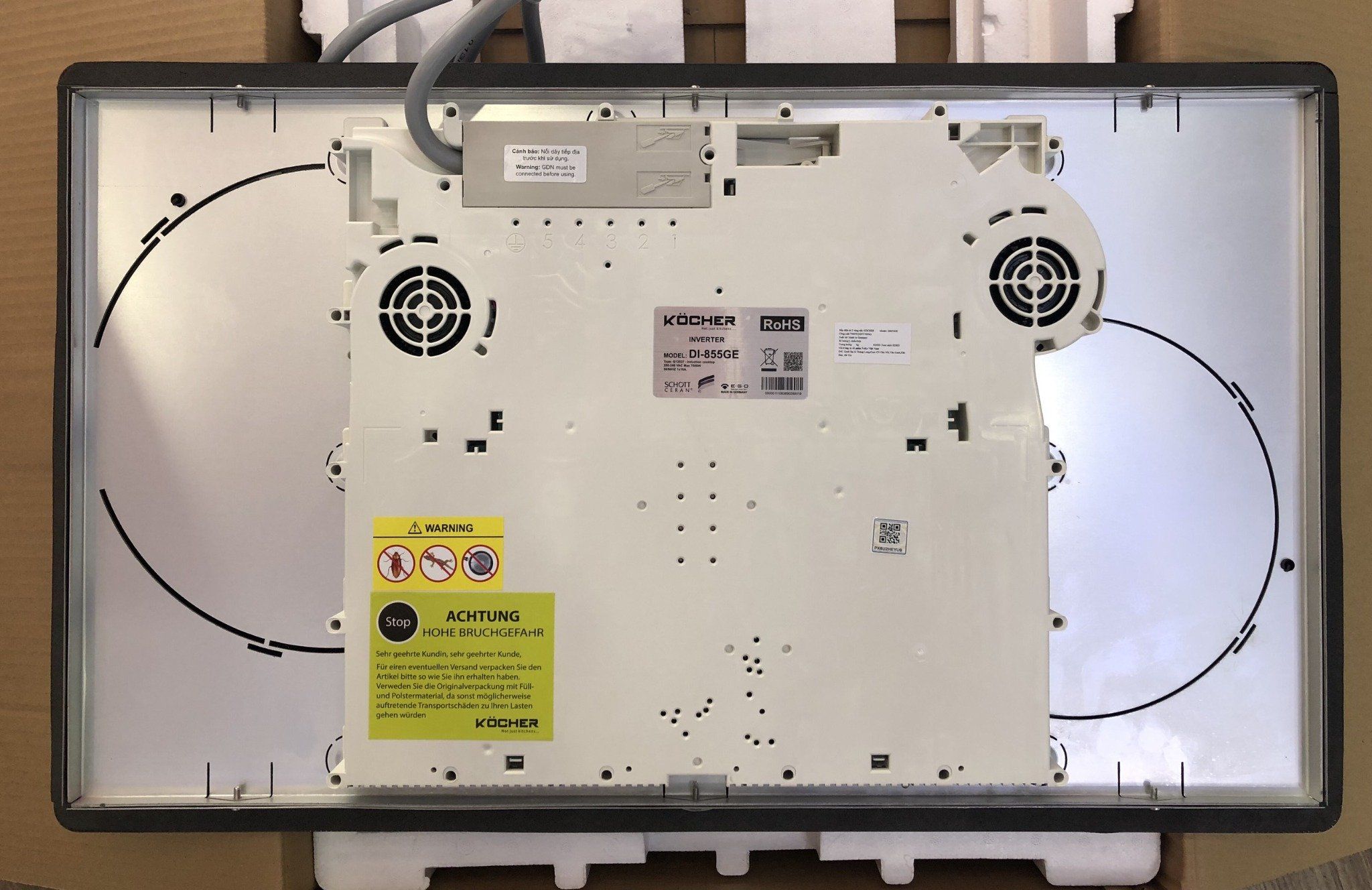 DI-855GE - Bếp Từ Ba Kocher_ Germany