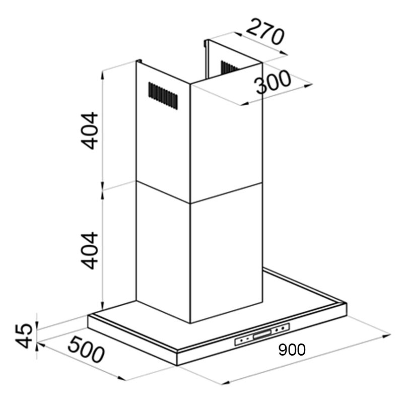 K-225MI - Máy Hút Mùi Kocher (90CM)