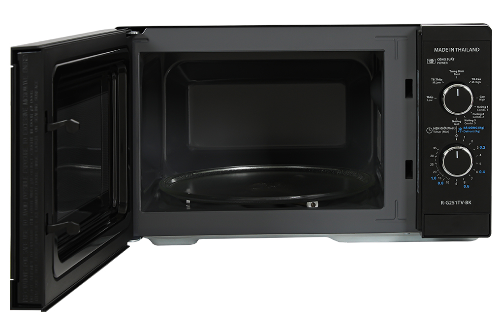 R-G251TV-BK - Lò Vi Sóng Có Nướng Sharp 25 Lít - Thái Lan