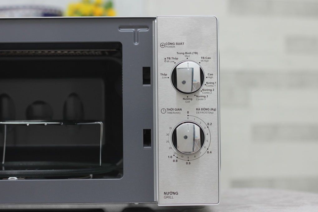 R-G227VN-M - Lò Vi Sóng Có Nướng Sharp 20 Lít - Xám Nhạt