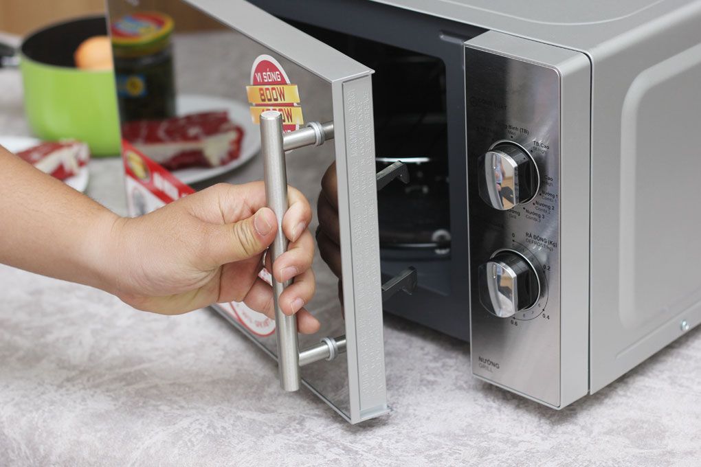 R-G227VN-M - Lò Vi Sóng Có Nướng Sharp 20 Lít - Xám Nhạt