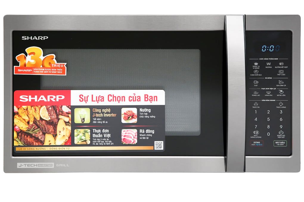 R-G728XVN-BST - Lò Vi Sóng Có Nướng Sharp 28 Lít