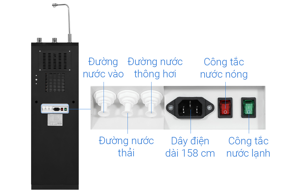 KG10A9I - Máy Lọc Nước RO Nóng Nguội Lạnh Kangaroo Infinity - 8 Lõi