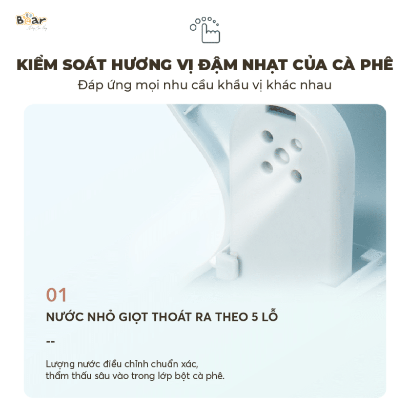SB-CF06A - Máy Pha Cà Phê Mini Bear